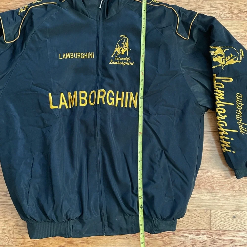 Formula 1 Lamborghini Racing Jacket Men’s F1 Embroidered Retro Y2k Unisex